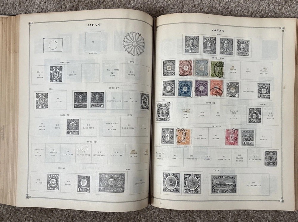 International Junior Postage Stamp Album 1930 Including Stamps