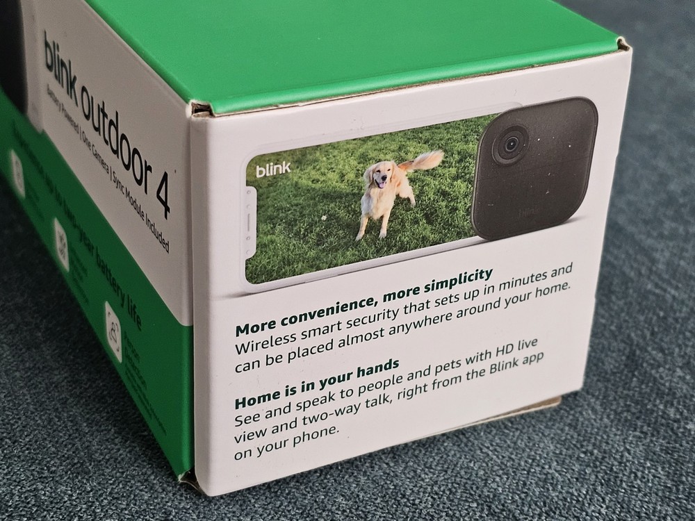 Blink Outdoor 4 (4th Gen) Wireless 1-Camera Security System w/ Sync Module