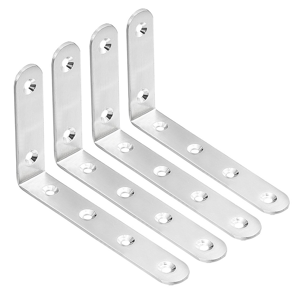 4pcs 125mmx77mmx20mm angle joint reinforcement shape L fixing element bracket