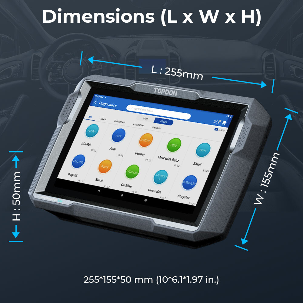 TOPDON AD900Lite Bidirectional OBD Scanner Diagnostic Technical Service Bulletin