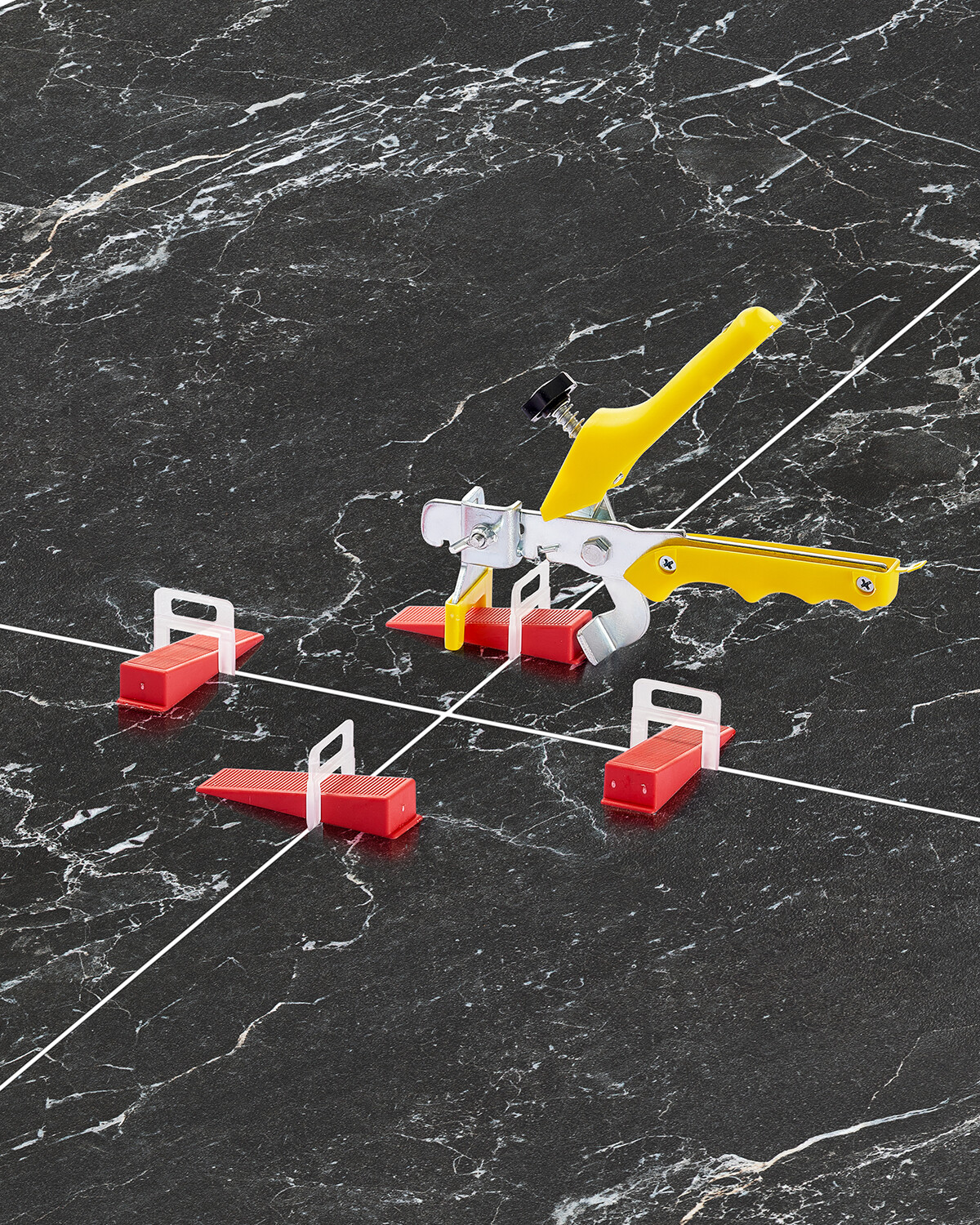 Tile Leveling System 1/8" (3 mm) 700pcs Tile Spacers+200 Reusable Wedges 1 Plier