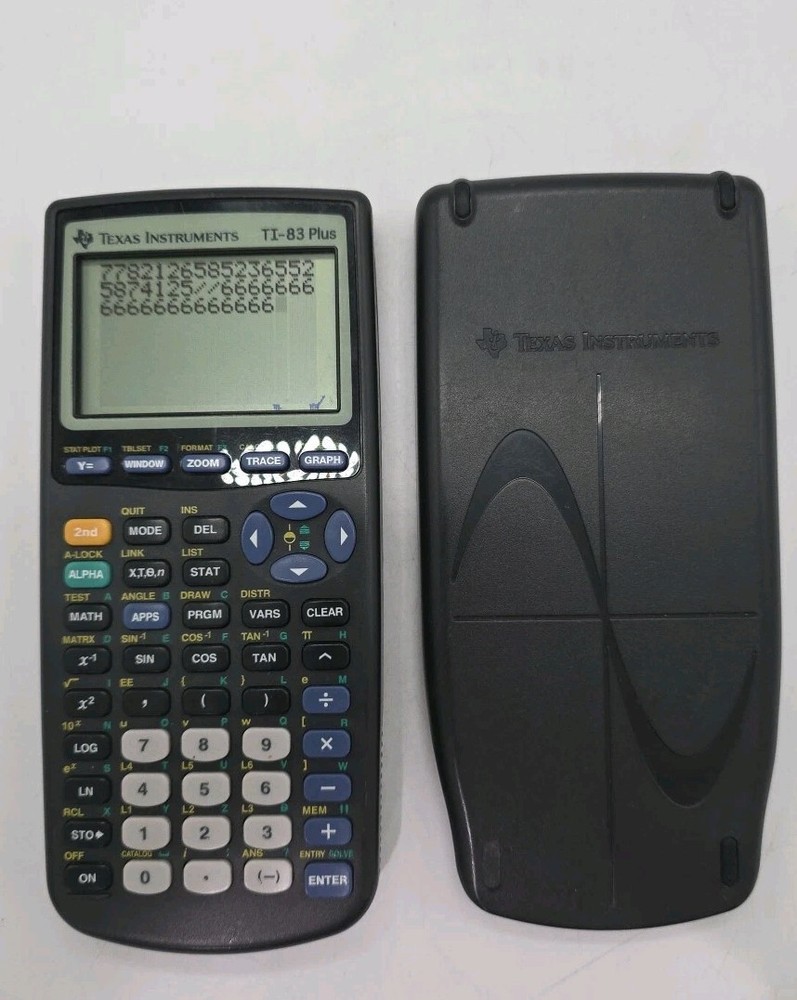 Texas Instruments TI-83 Plus Graphing Calculator w/ Cover