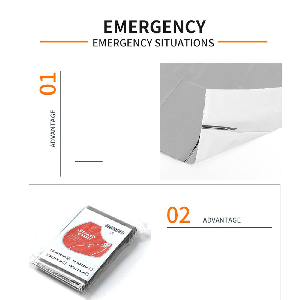 Emergency Thermal Blanket For Outdoor Survival