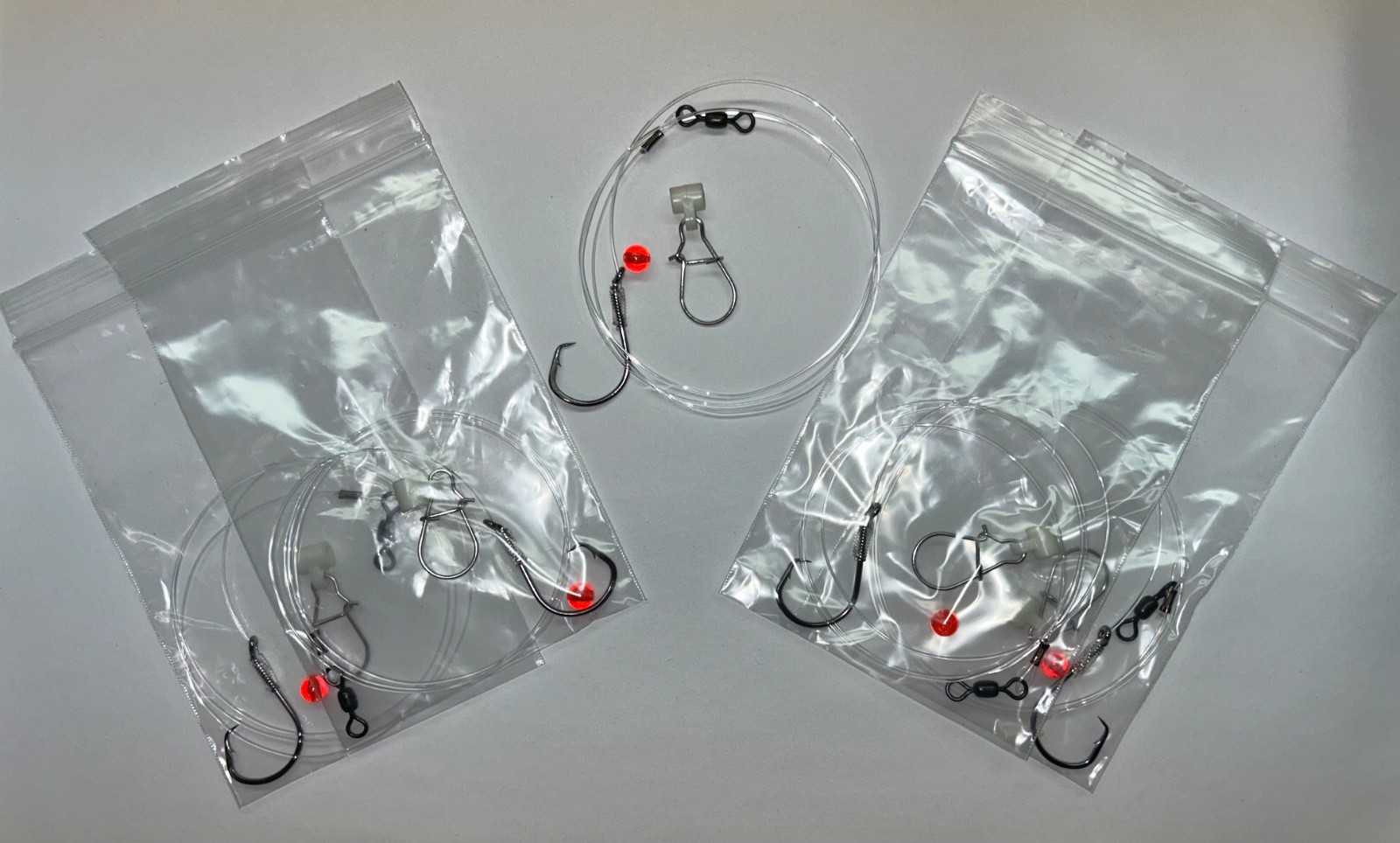 (5) Fish Finder Rigs Surf Fishing Rigs Drum Shark Catfish Striped Bass Striper