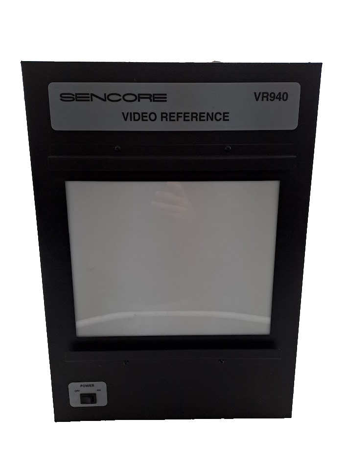 Sencore VR940 Video Reference System with 9 Charts
