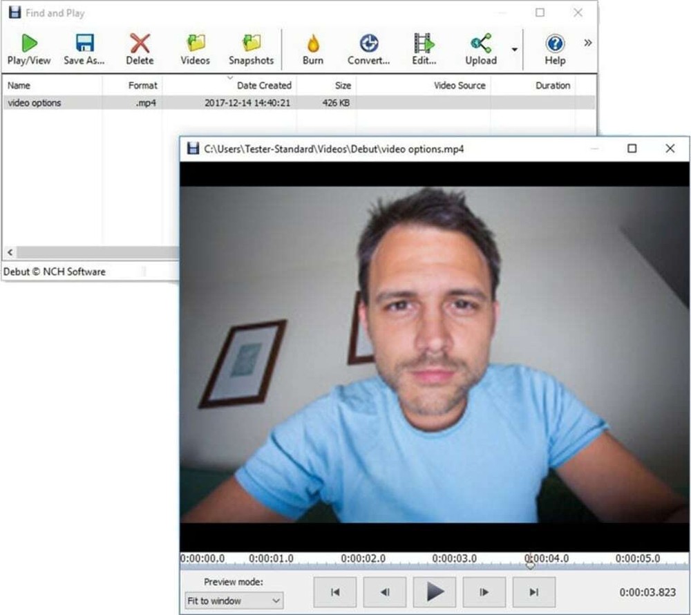 Debut Video Capture Software ,Capture Video with webcam