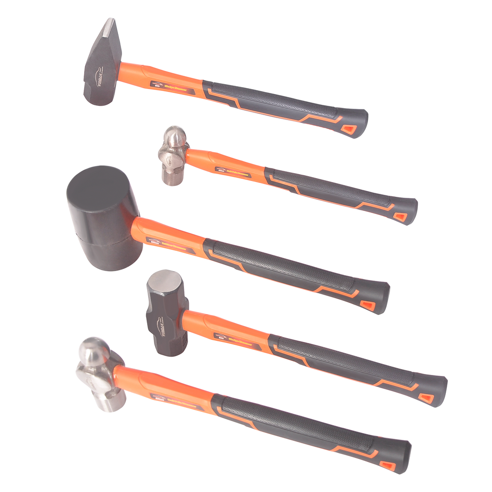 5pc Hammer Set Professional Blacksmith Propane Forge Tool Shop Pro Garage Kit