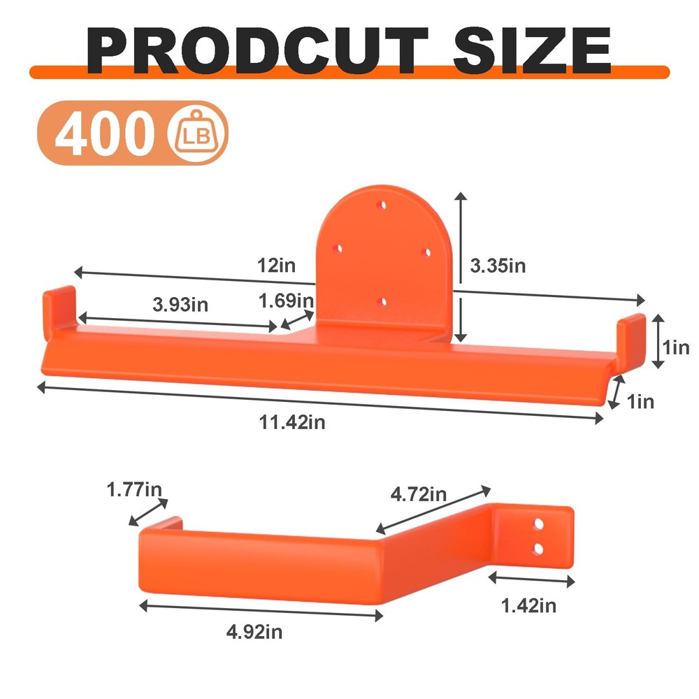 2 Pack Backpack Blower Rack, Heavy Duty Anti-Scratch Leaf 2