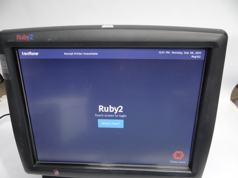 Verifone RUBY 2 CI Terminal Touchscreen - Ruby2 14-104 M169-000-01-NAA