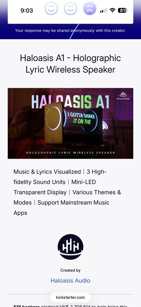 Holographic 3D Box Bluetooth Speaker