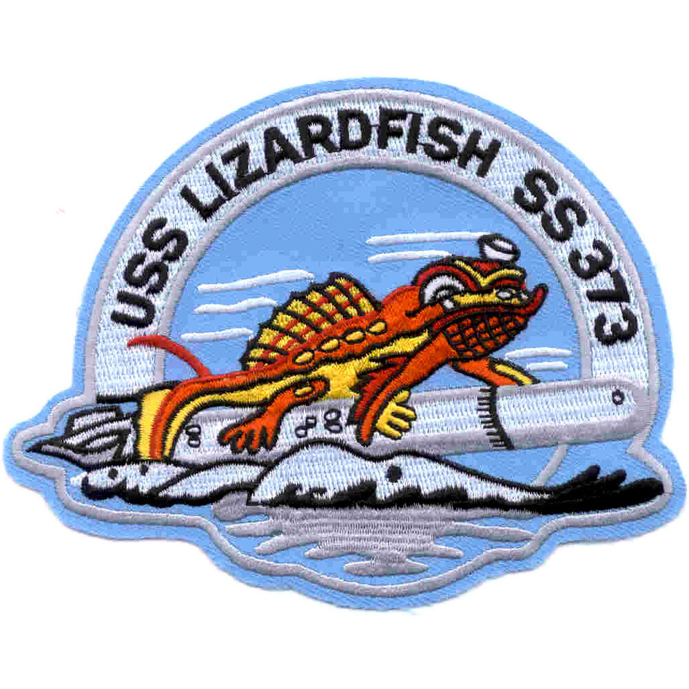 SS-373 USS Lizardfish Patch - Large