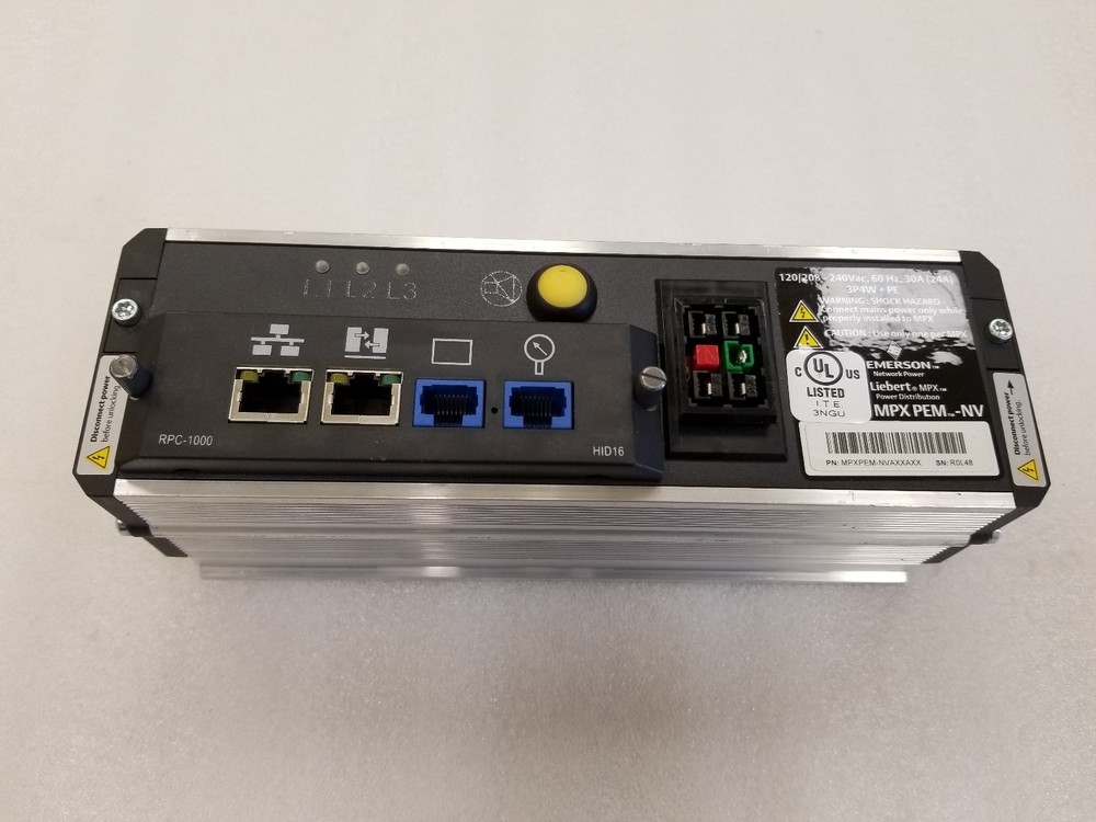 Emerson Liebert MPX PEM-NV Server Rack Variable PDU Communication Card RPC-1000