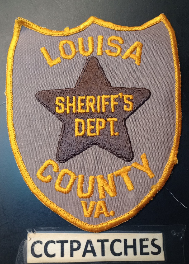LOUISA COUNTY, VIRGINIA SHERIFF SHOULDER PATCH VA
