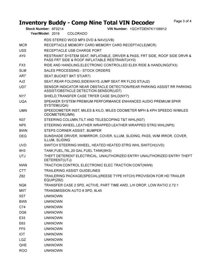 Audio Equipment Radio Receiver ID 84278545 Fits 17-21 CAMARO 7007623