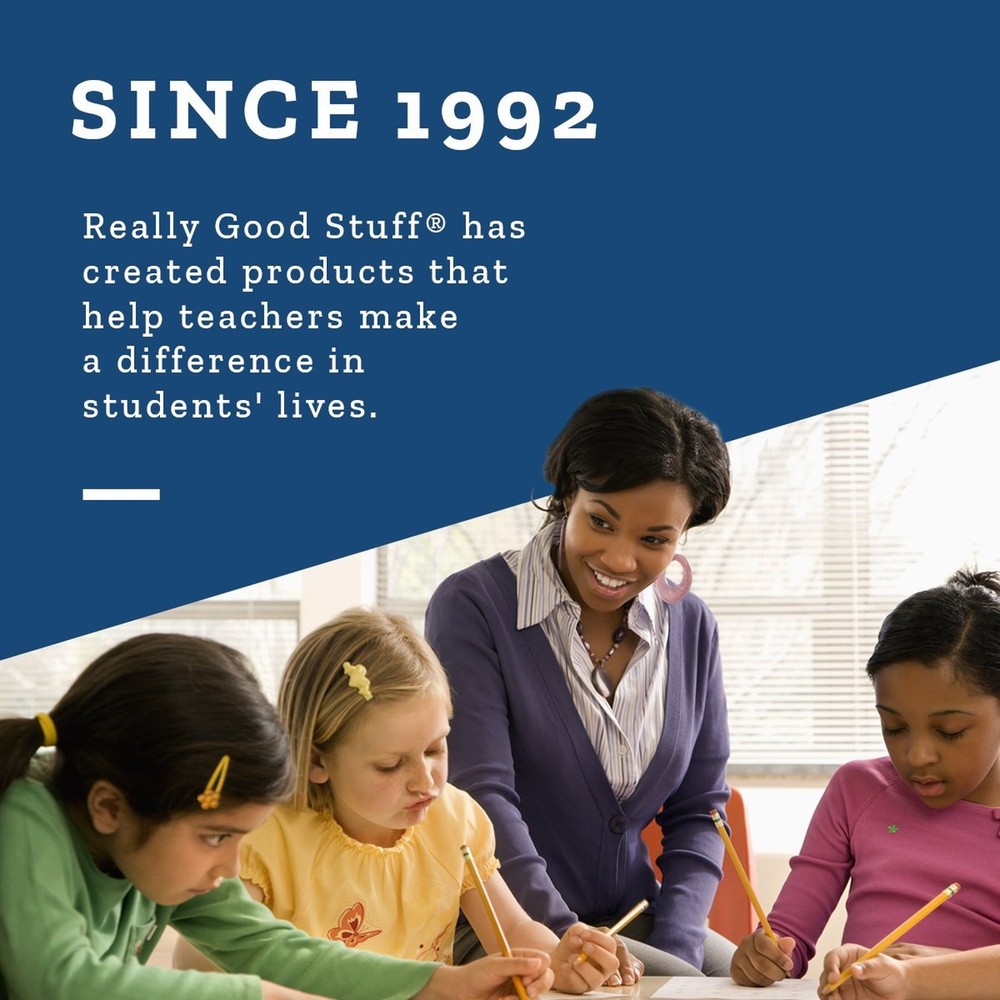 Really Good Stuff Two-Sided Intermediate Lined Write Again Dry Erase Boards