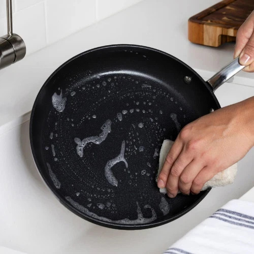 All-Clad HA1 Expert Hard Anodized Nonstick Fry Pan, Set of 2 .8" & 10