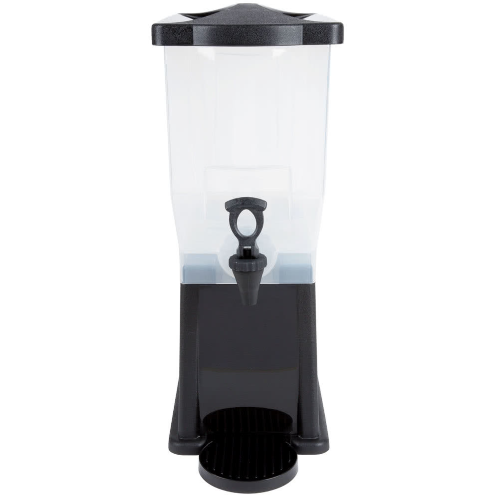 3 PACK Black 3 Gallon Plastic Iced Tea Punch Juice Beverage Drink Dispenser