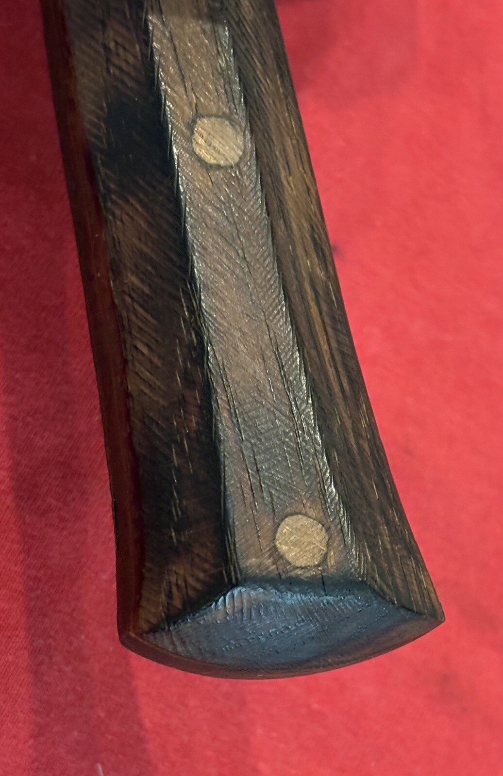 J.B. CUSTOM HANDMADE CLEAVER FROM A 1969 CAMARO LEAF SPRING - VINTAGE EXCELLENT