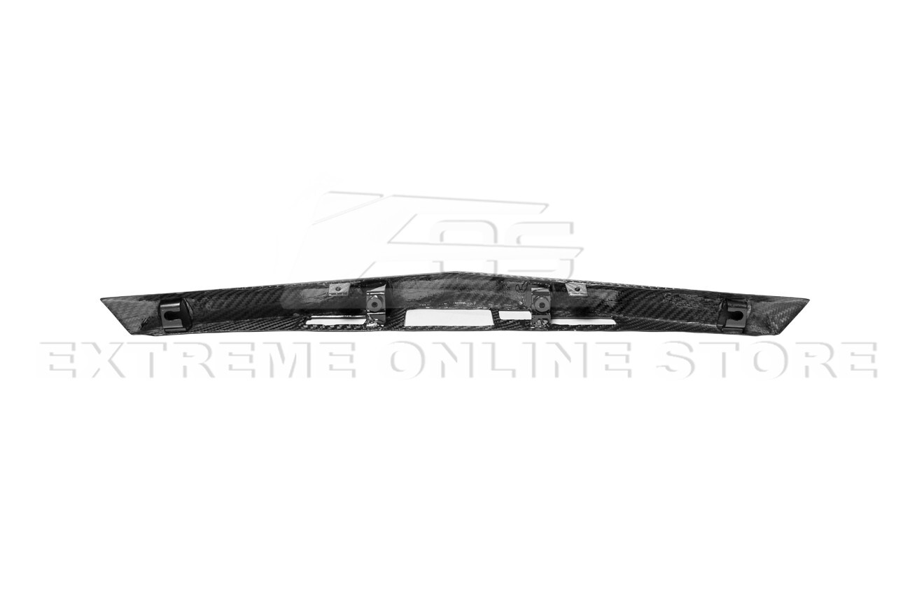 For 09-15 Cadillac CTS-V Coupe CARBON FIBER Rear Deck Lid Applique Trunk Insert
