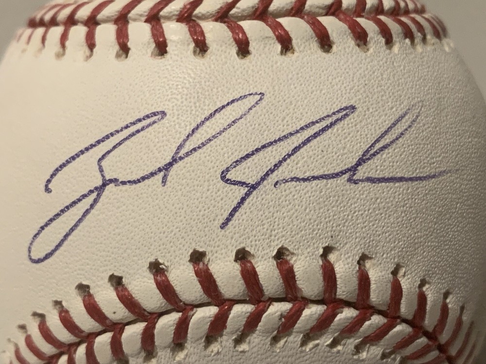 Zach Jackson Signed Baseball Tristar