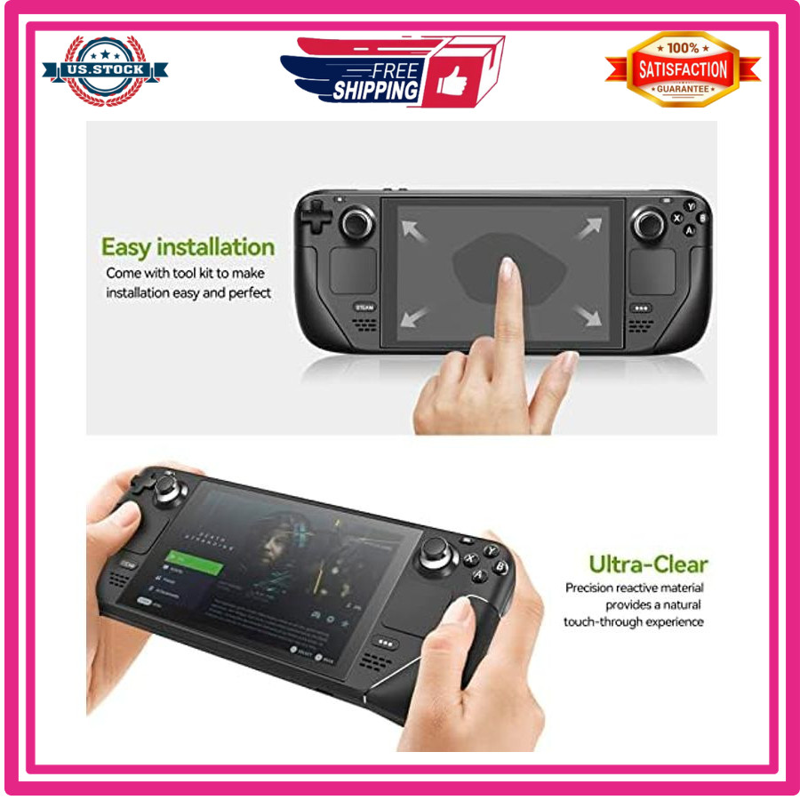 2-Pack Matte Screen Protector for Steam Deck 7.0/Steam Deck OLED 7.4 Mat