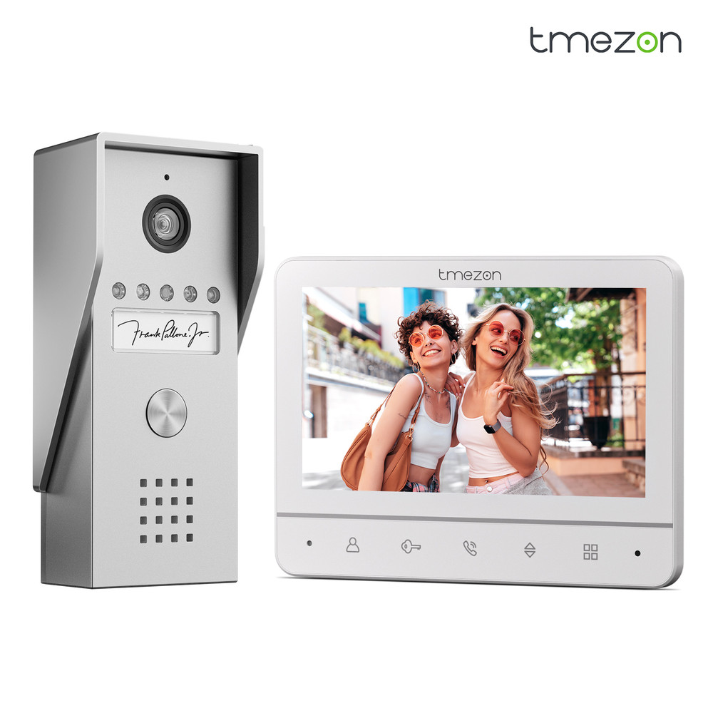 Video Doorbell Intercom Entry System with Night Vision Support Unlock&Intercom