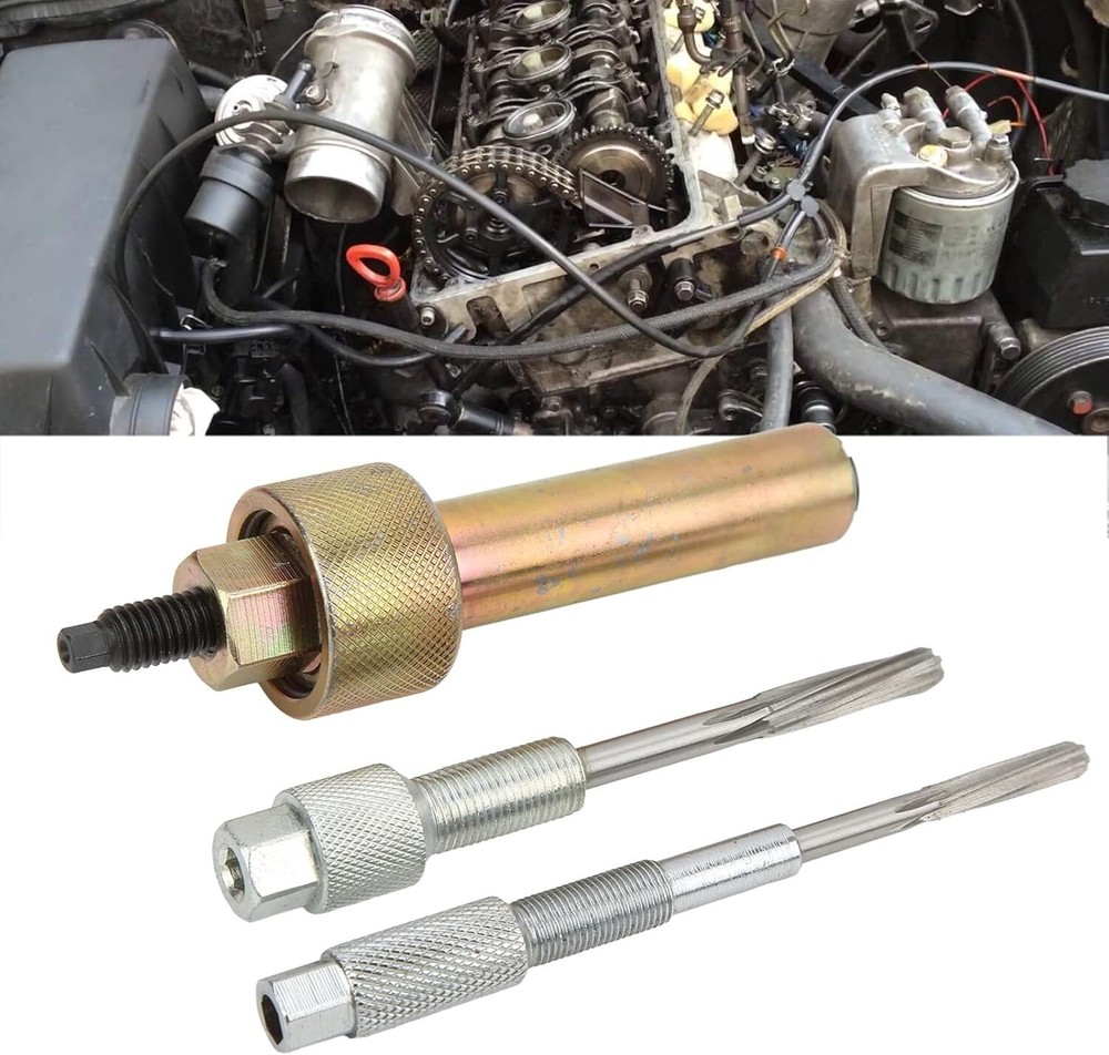 Glow Plug Puller Reamer Set Electrodes Removal Extracting Plugs Tool For Benz