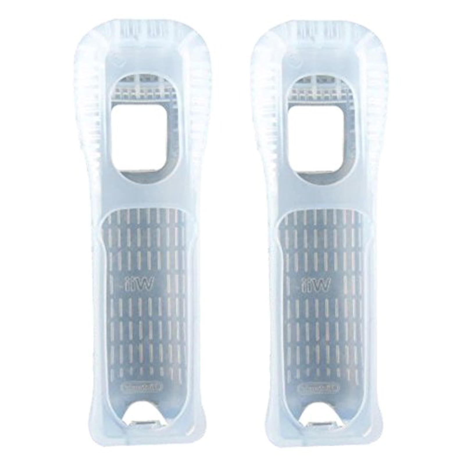 Lot Of 2 Silicone Skin Case Cover For Nintendo Wii Remote Controller Without 6Z