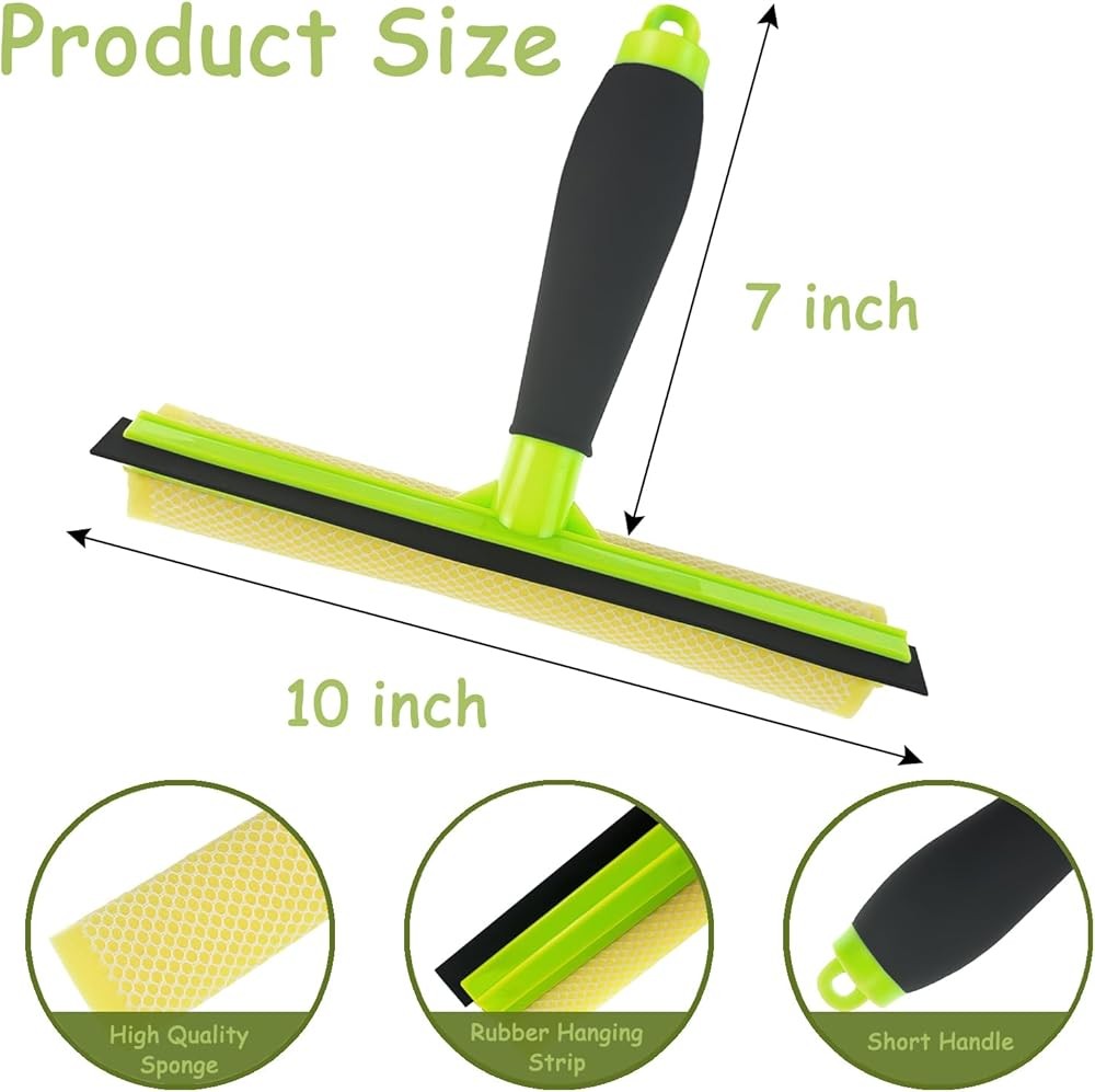 Window Squeee for Window Cleaning, Squeee Window Cleaner Tool 1 Car