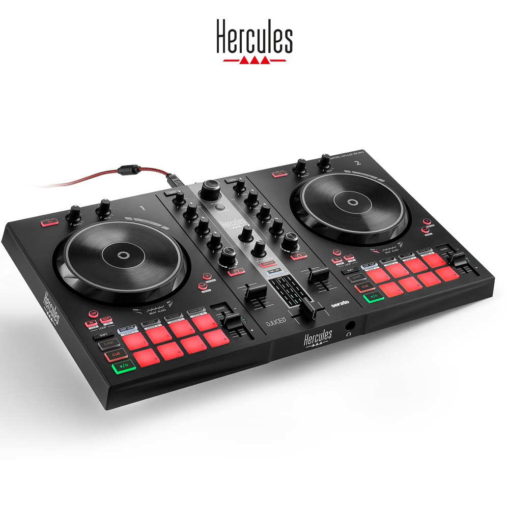 Hercules DJ Control Inpulse 300 Mk2 DJ Controller + Bag & cable ties
