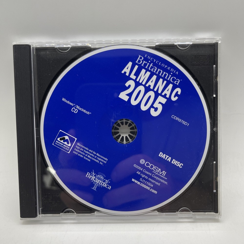 Britannica Almanac 2005 Win Mac (CD-Rom Software PC)