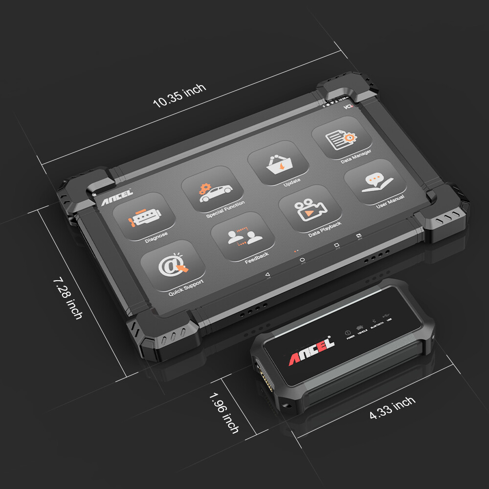 ANCEL X7 Full System Bidirectional OBD2 Scanner Car Diagnostic Tool ECU Coding
