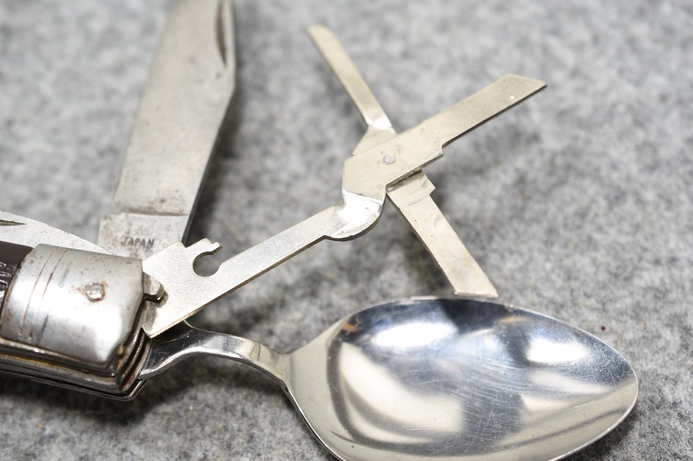 Camping Knife Fork Spoon Opener Scissors Japan
