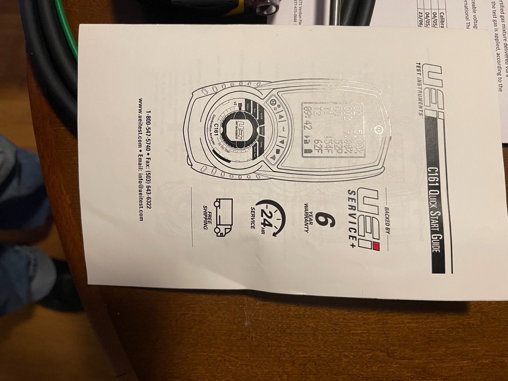 UEi C161 - Residential Combustion Analyzer
