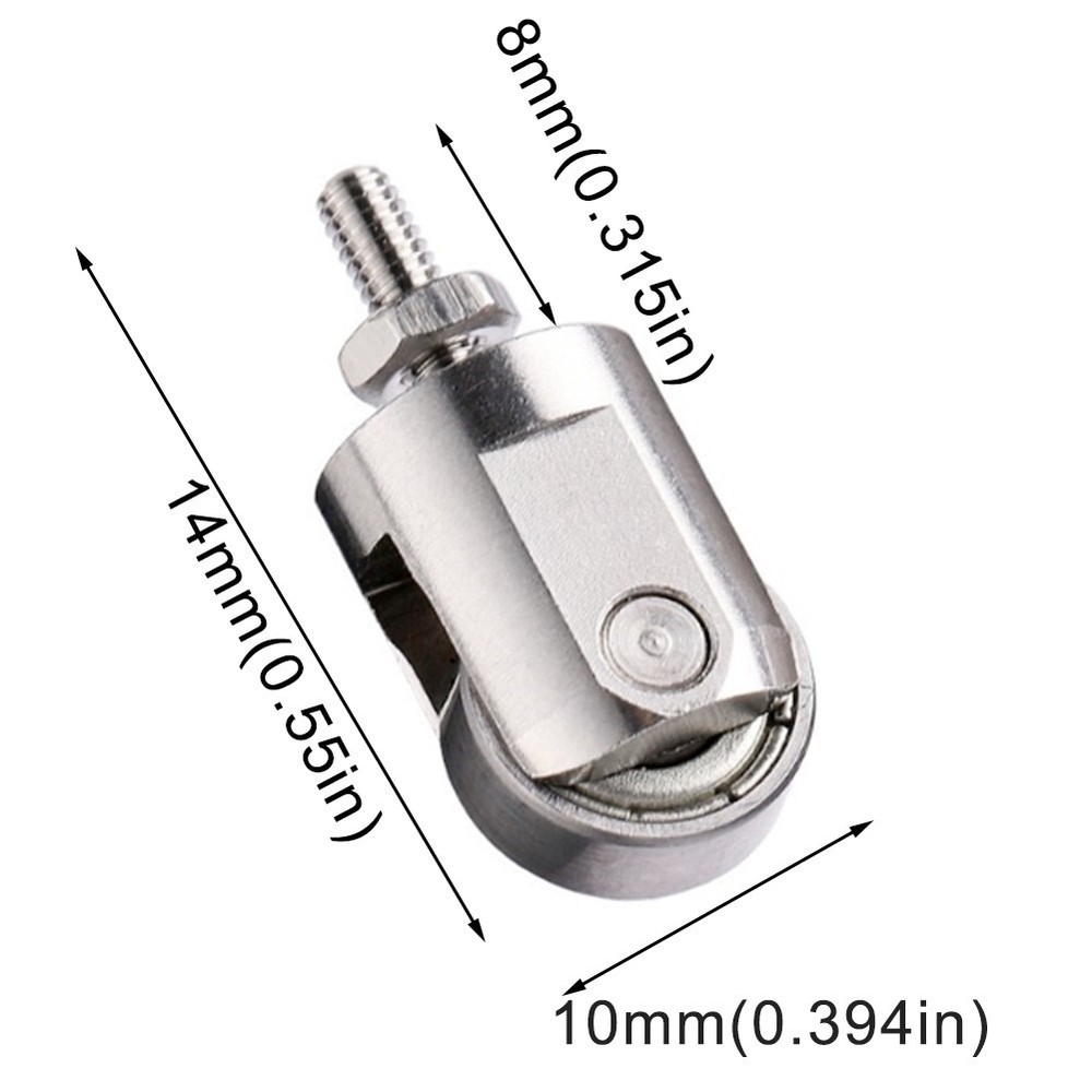 For Dial Indicator Point Roller Parts Measuring Head Contact Tip 448 UNF Thread