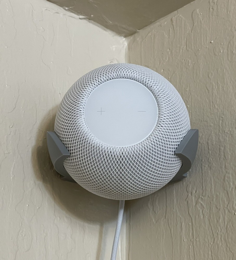 HomePod Mini Wall  & Corner Mount Bracket Holder Accessory GRAY!