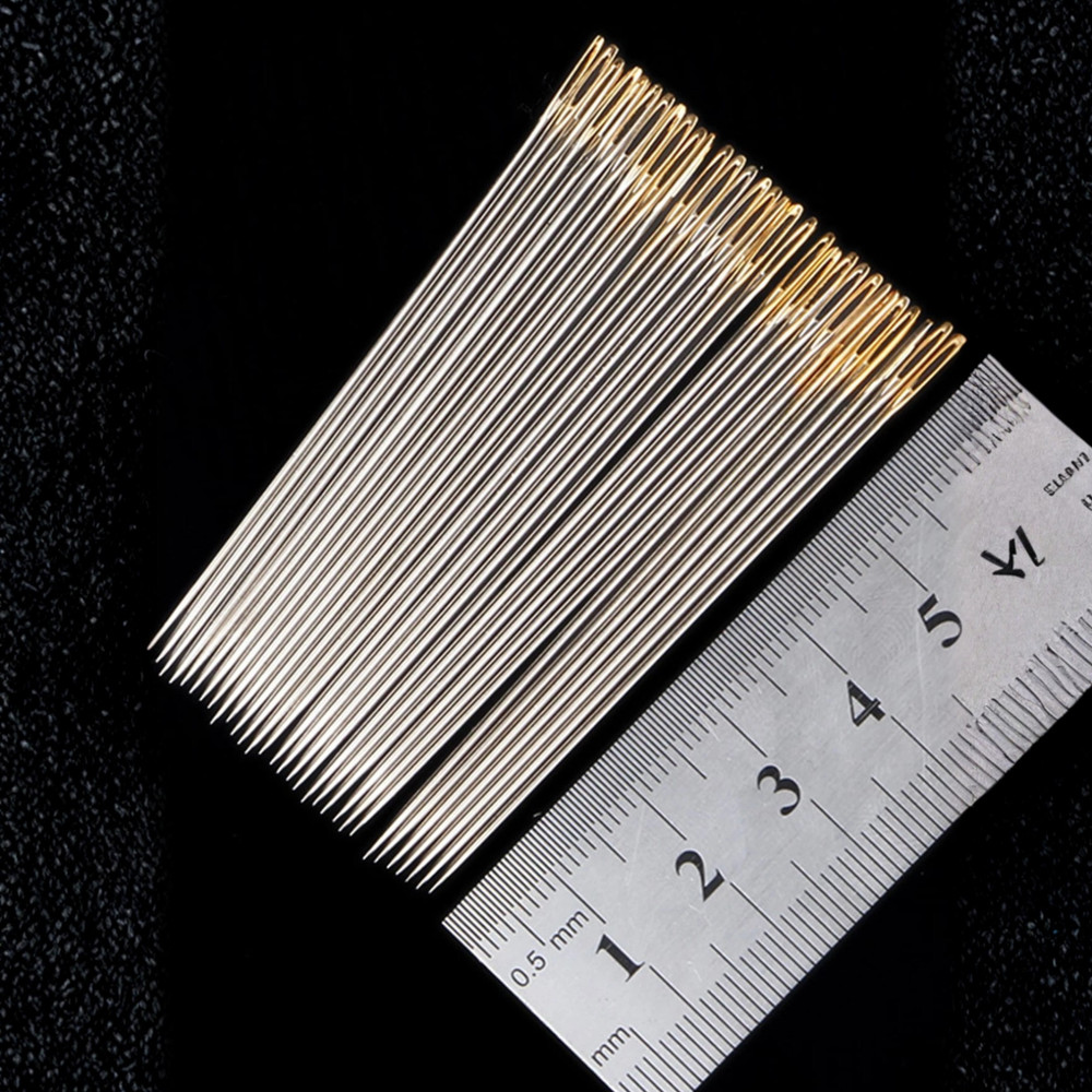 Sewing Needles Large Eye Sharp Point, 25pcs Large Eye Hand Stitching Needles Set
