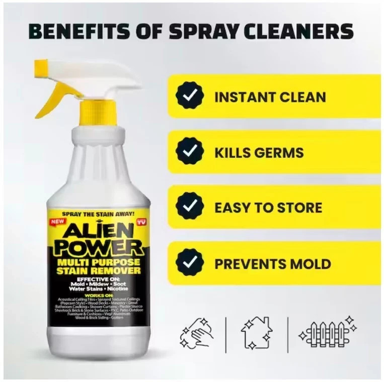 Alien Power Spray - Super Concentrated Stain Remover 24 oz. 2 Pack