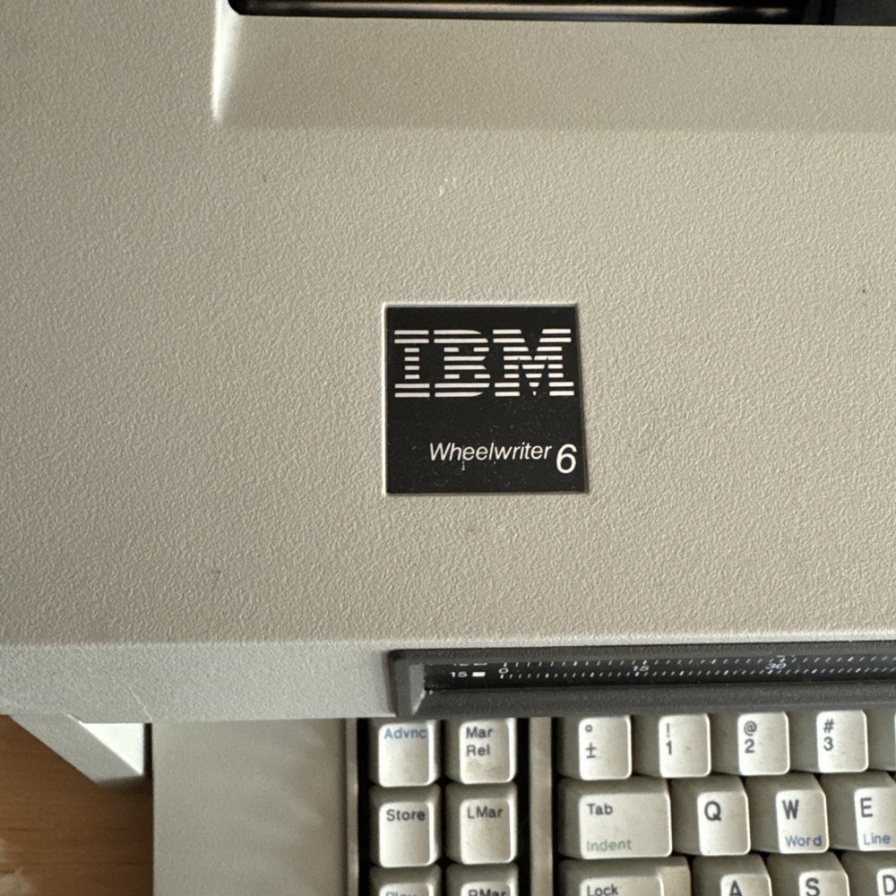 Clean Working IBM Wheelwriter 6 Electronic Memory Typewriter