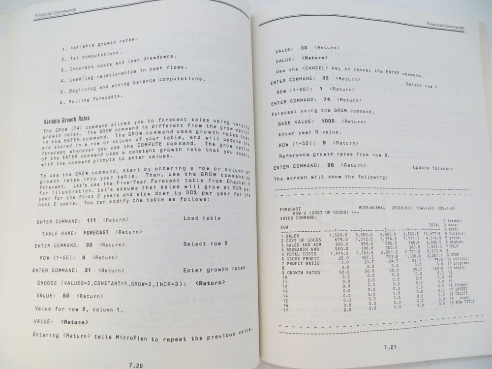 KAYPRO MICROPLAN 1983 Computer Book vtg