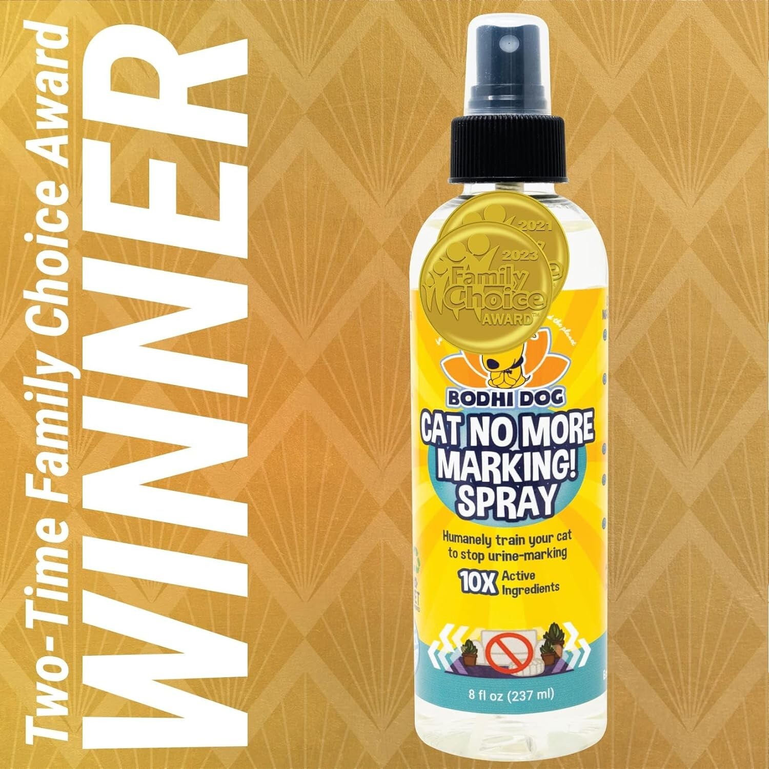 Cat No More Marking Spray: Pet-Safe Urination Deterrent for Indoor & Outdoor Use