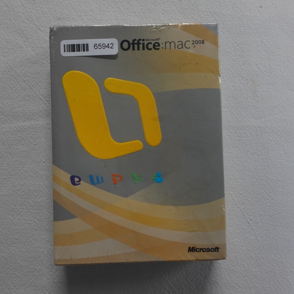 Microsoft Office 2008 Full Version for Mac 731-01727