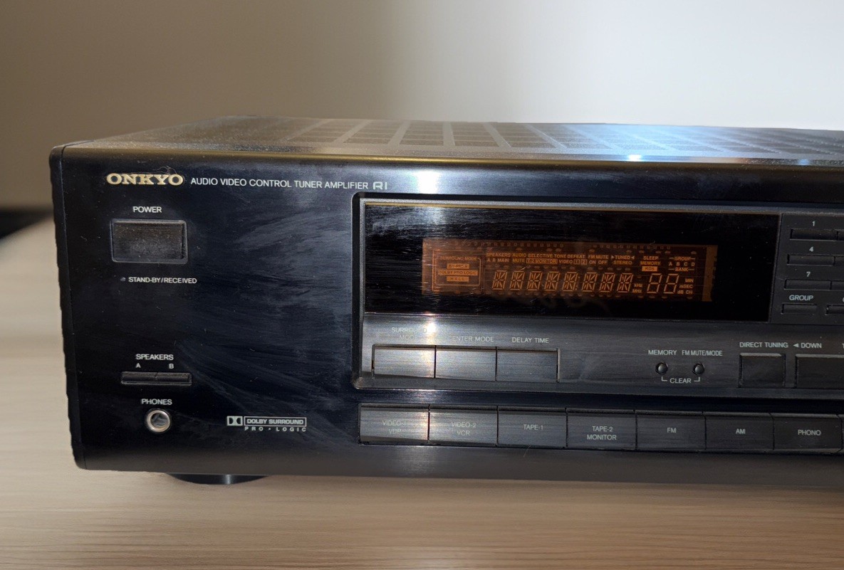 Vintage Onkyo TX-SV424 Receiver Surround Sound Audio Video Controller Amplifier