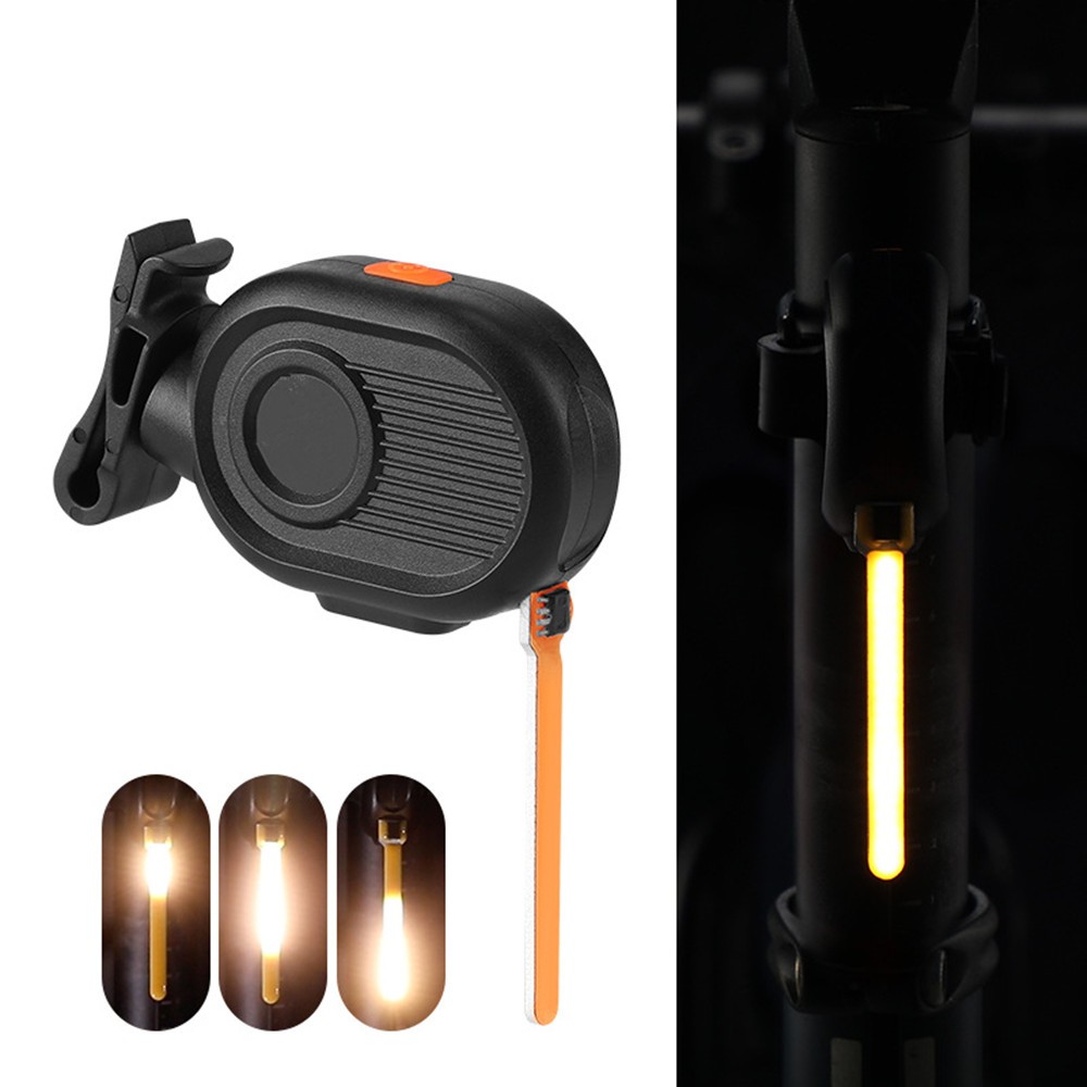 Easy Install USB LED Bicycle Indicator Rear Tail Light Flowing Navigation Light