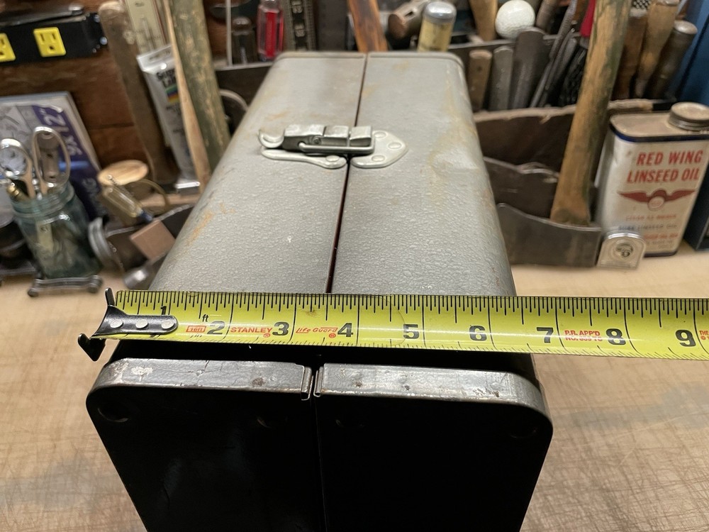 Vintage Dunlap Tool Box - Portable Power Tool Workshop Tool Box