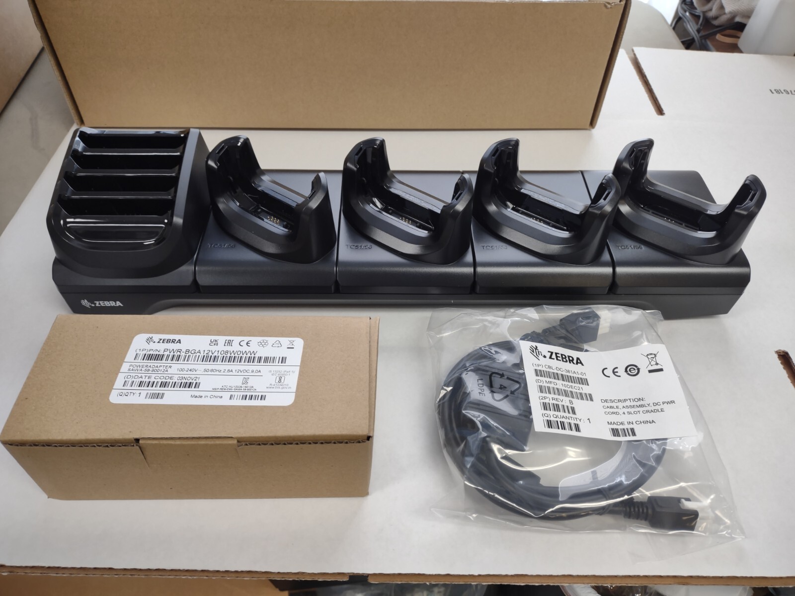 Zebra CRD-TC51-5SC4BC-01 Charger Cradle TC51 TC52 TC56 TC57 Android Scanners!🔥⭐