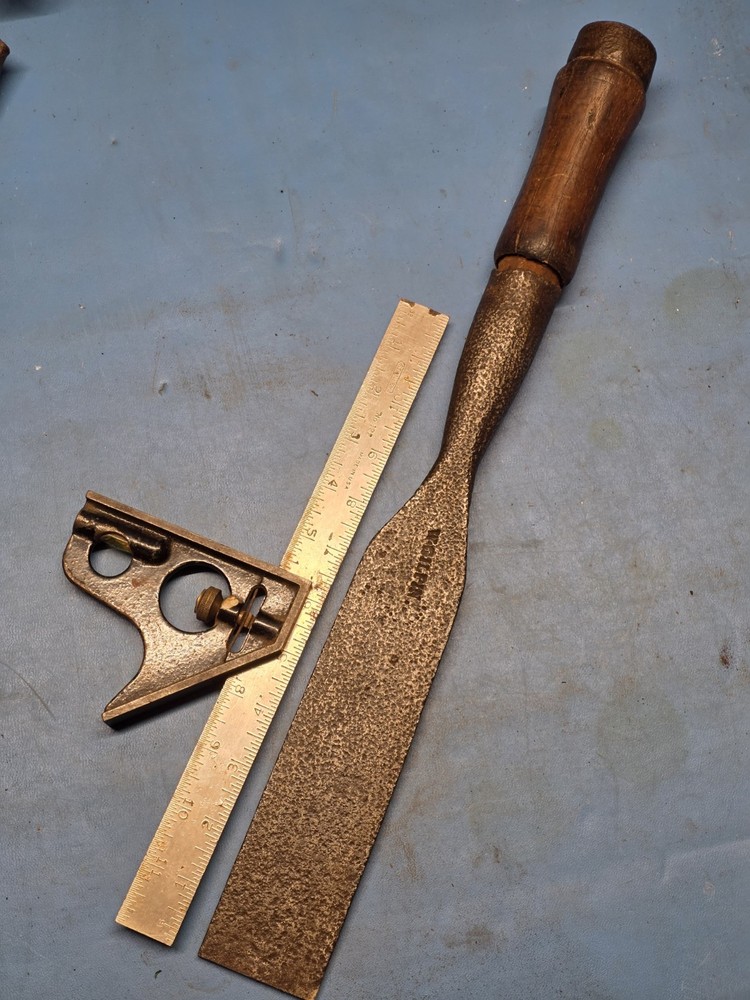 2" Wood Socket Chisel Slick Pitted With Handle