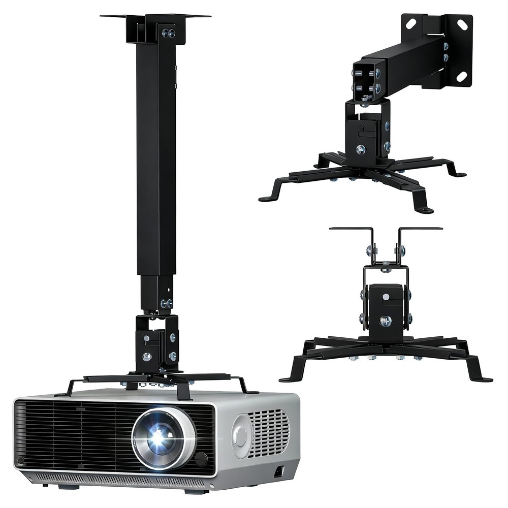 Projector Ceiling Or Wall Mount Universal Height Adjustable Holder PM-003-B
