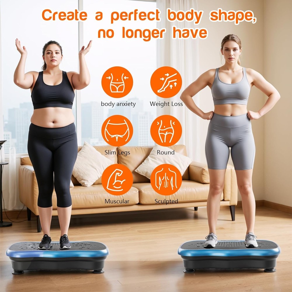 Vibration Plate Exercise Machine 10 Modes Full Body Workout