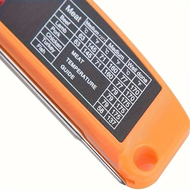 Instant Read Digital Meat Thermometer For Kitchen Food Cooking BBQ Grill Smoker